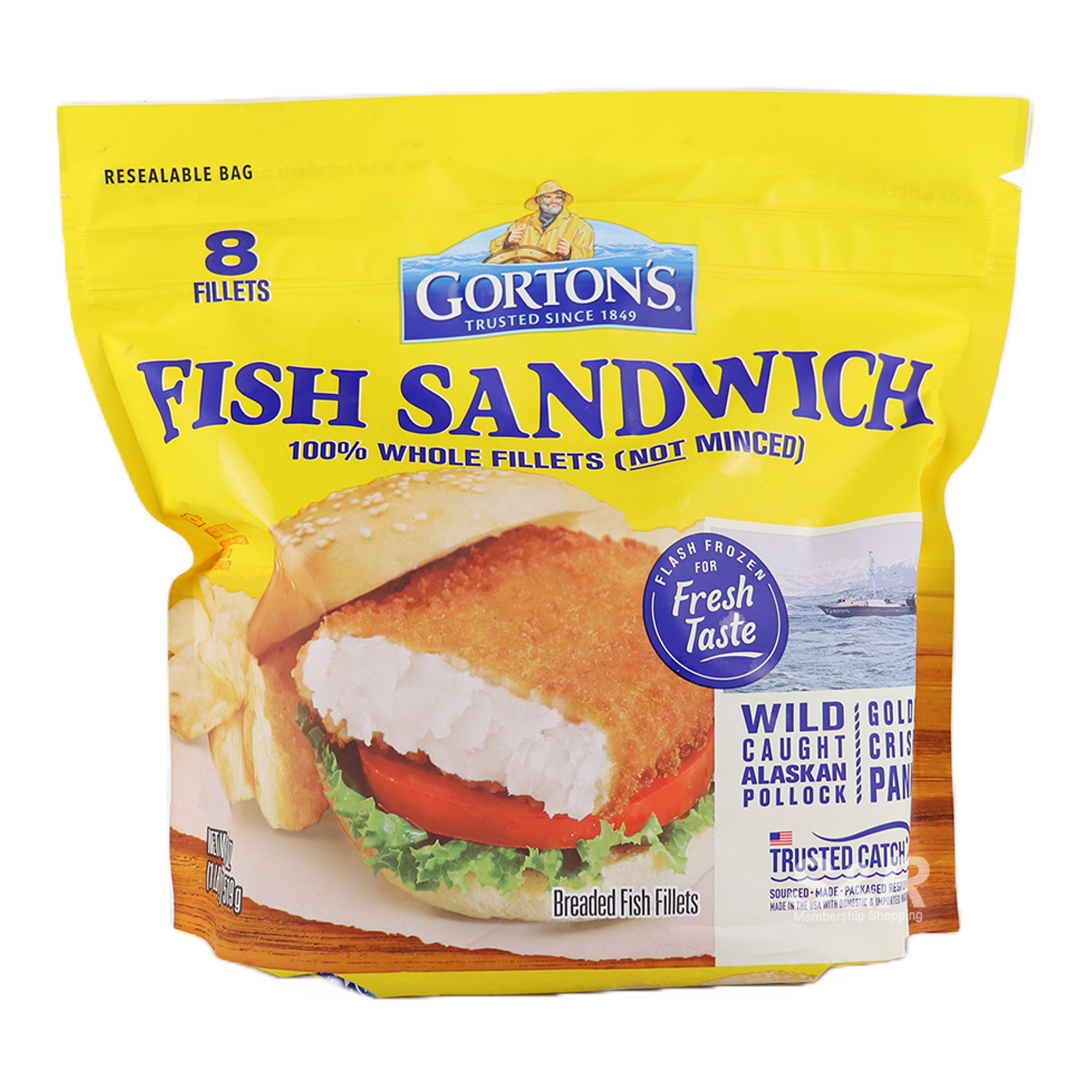 Gorton's Fish Sandwich 8pcs